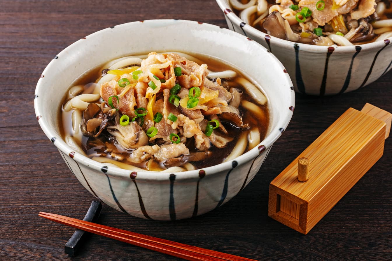 霧島黒豚の贅沢キノコうどん