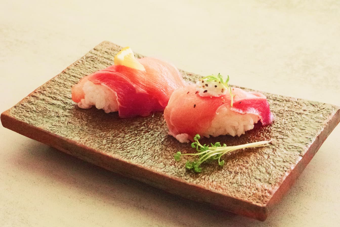 霧島黒豚の生ハム寿司